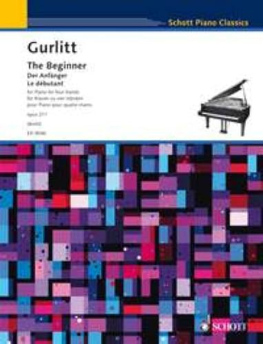 Der Anfänger op.211, Klavier vierhändig: Schwierigkeitsgrad 2