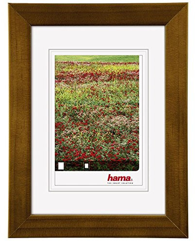Hama Bilderrahmen aus Holz Foggia, Nussbaum, 20 x 30 cm