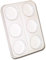 Major Brushes 6 Well Economy Palette Paint Mixing Tray