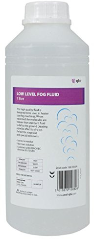 QTX | Low Level Fog Fluid Non-Toxic & Water-Based | 1 Litre