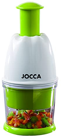 JOCCA - Picadora manual de frutas y verduras - Blanco y verde