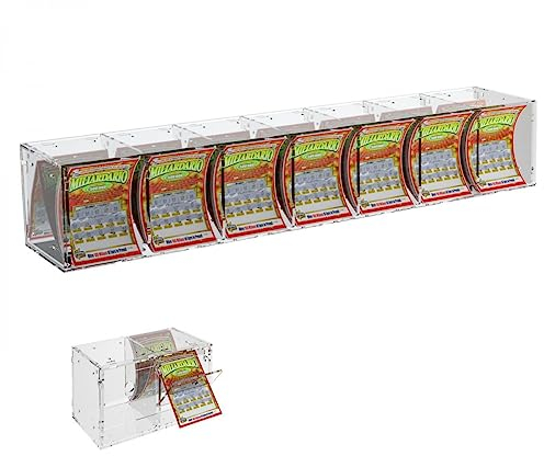 Avà srl Theke- oder Hängedisplay für Rubellose aus Plexiglas transparent mit 7 Fächer