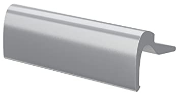 MS Beschläge® Glasfalzgriff Terassentürgriff Balkontürgriff Ziehgriff aus Aluminium (Silber eloxiert)