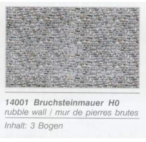 Heki 14001 Rubble Wandwaage H0, 3-teilig, Mehrfarbig