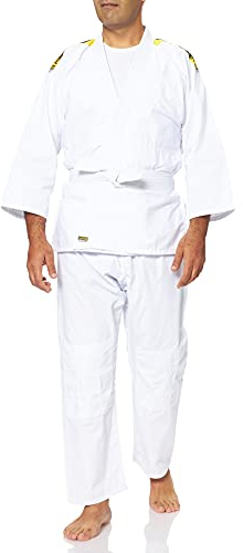 KWON Judo junior - Kimono de artes marciales infantil, tamaño 90 cm, color blanco