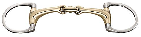 Sprenger Dynamic RS Olivenkopfgebiss mit D-förmigem Ring 16 mm doppelt gebrochen - Sensogan, 125 mm Weite