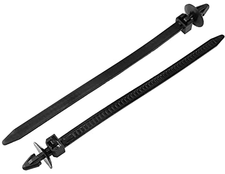 sourcing map Kabelbinder Nylon Auto flexibel Kabel Klettband Kabelklett 10 Pcs 167mm