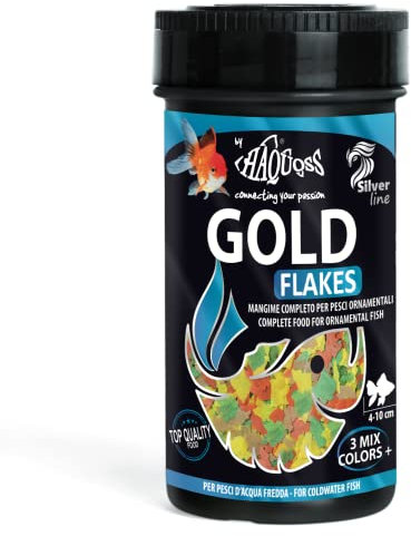 Haquoss Goldflake Nourriture en copeaux pour Poissons Rouges 250 ml/38 g