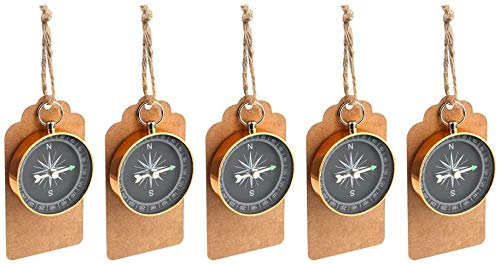 10stücke Teiliges Kompass-anhänger Aus Tragbare Dekoration Für Hochzeiten Und Partys Kreative Gastgeschenke Für Freunde Und Familie