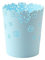 YVSoo Corbeille à Papier Poubelle Decorative Corbeille Vintage pour Cuisine, Salle de Bain, Salon, Chambre, Bureau, Café - Bleu