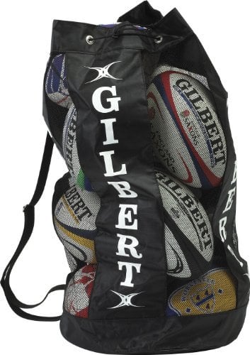 Gilbert Rugby Breathable Ball Bag (Black)