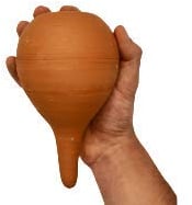 Ollas Lutton Olla Terre Cuite à Planter 40cl | Arrosage Automatique et Ecologique pour Plante d'Intérieur et d'Extérieur | Système d'Irrigation Naturel | Autonomie 3 Jours | OYA Nature
