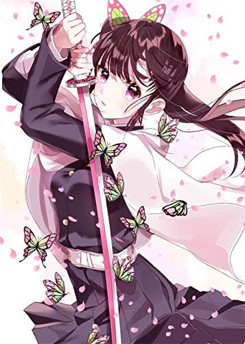 Kit de peinture diamant 5D à faire soi-même - Motif anime par numéro - Pour adultes - Point de croix - Strass en cristal - Décoration murale - Cadeau - G-M-R-57-30X40