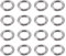 Spring O Rings, Ekunbuy Spring Snap Clip Hooks Zinc Alloy Round Metal Split Rings Small Clamp Clasp Keyring Buckle for Bag Purse Handbag Strap Craft Jewelry Making (Φ20mm-16pcs)