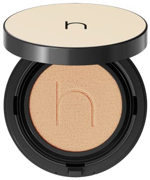 HAMEL Veganes Aqua Glow Zero-Fit-Kissen, Sonnenschutz für koreanisches Make-up SPF50+ PA++++, 72% Essence Cushion Foundation #21 Pure (Neutrales Rosa-Beige)