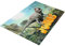 timalo® Dino Kinderzimmer Teppich mit Namen | Personalisierbarer Kinderteppich Dekoration individuelle Kinder Fußmatte drucken Lassen | carpet-kind-a-140x90-9-Dinosaurier