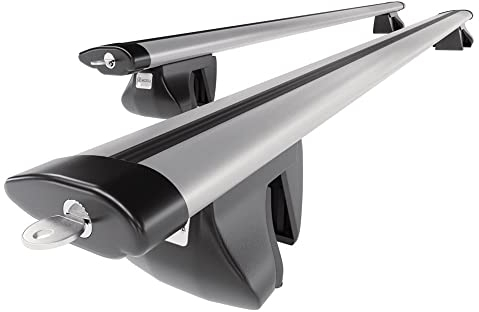 Mossa - Alu-Dachträger kompatibel mit Peugeot 4007 SUV (2007-2012) - Dachträger Dachgepäckträger - Reling - 2