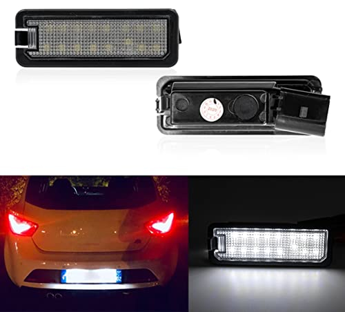 2 Stück Kennzeichenbeleuchtung für S/eat I/biza IV 6J V L/eon 2 1P 3 5F A/ltea XL V/an 5P E/xeo 3R5 3R9 Auto-Tag-Lampe 3D0943021A 1J6943021B