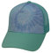 Colortone Batik Trucker Mesh Cap Damen OneSize | Batik Trucker Cap mit verschiedenen Mustern | Baseball Cap Damen aus Baumwoll-Mix | Handgefärbtes Design Frauen Mädchen | Lagoon/One