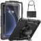 SEYMCY Case for Samsung Galaxy Tab S10 FE / S9 FE 10.9 inch 2025/2023, Full-body Shockproof with Screen Protector, Rotating Hand Strap & Stand, Shoulder Strap for Samsung S10/S9 Fe Tablet, Black