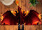 CZYY Fire Dragon Badteppich, Mikrofaser, wasserabsorbierend, rutschfest, Fantasie-Badematte, 139,7 x 83,8 cm, einzigartiges Geschenk und Dekoration für Tisch-RPG-Spieler, Dungeons & Drachen,, WM03