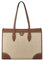 NINE WEST Damen Tragetasche kyelle Jet Set Tote, Natürliches Dunkles Kamel