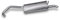 BESTPRICE 1x Endschalldämpfer Kompatibel mit SEAT IBIZA (6J5, 6P1) (6J1) (6J1, 6P5) (6J8, 6P8), SKODA FABIA 2 (542), VW POLO V (6R1, 6C1), POLO Van (6R)