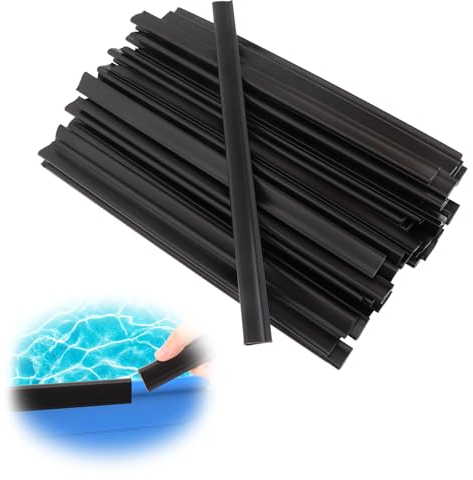 Niuyhe Tiras de revestimiento para revestimientos de piscina sobre el suelo, clips de plástico de repuesto para piscinas redondas de 24 pies, ovaladas de 15 x 30 pies y ovaladas de 16 x 24 pies