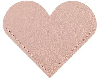 Hrlace 8 Stück Leder Herz Lesezeichen lesezeichen Personalisiert Leder Ecke Seite Buch Marks niedliche Lesezeichen Handgefertigt Lesezeichen für Buchliebhaber Buchzubehör Herz Rosa