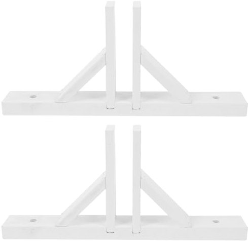 Yardwe 2Pcs Triangle Fence Support Garden Wooden Fence Bases Room Divider Support Garden Trellis Stand Privacy Screen Holder For Outdoor Lawn Fence Accessories