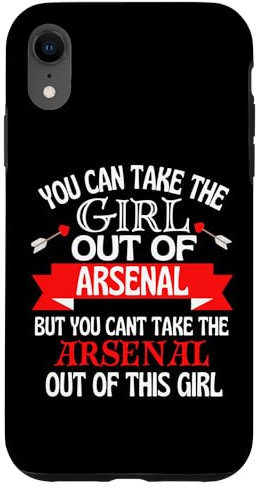 iPhone XR Arsenal Girl Cant Take Her Out Of Arsenal Case