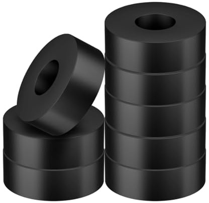 JYTDBCS 8pcs Multi Purpose Rubber Spacers,hThickness Rubber Spacers Vibration Damping Pads Rubber Spacer Bushings for Home Car Accessories
