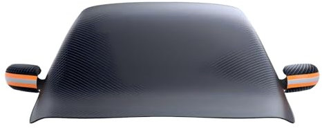 Jessica88 Windschutzscheibenabdeckung für Ford C-Max 2010-2015 2016 2017 2018 2019, Ultra-Dick Frontscheibenabdeckung Winter Schutzabdeckung Schnee EIS Frost Staub, Auto Zubehör,Black