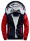 Generisch Hoodie Herren Sweatshirt Pullover,Herren Hoodie Pullover Sweatshirt Kapuzenpullover Anzüge Für Herren Pullunder Herren Rot Herren-Sportbekleidung