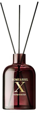 BUTLERS (6 Stück) Raumduft Stäbchen Home & Soul No 7 -Warm Winter- 110ml | Rattan Duftstäbchen mit ätherischen Ölen | angenehmer Raumerfrischer für Badezimmer Regal Dekoration