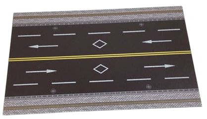 TTETTZ Maquette d'autoroute 1:64 avec Garage Souterrain et Tapis de stationnement, Pas de Passage Piéton