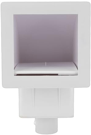 Luocute Skimmer de Piscina, Eficiente y Resistente, de ABS, para Pasar a Través de la Pared, para Residuos Flotantes, con Diseño Liviano y Compacto para Piscinas de Parques acuáticos.