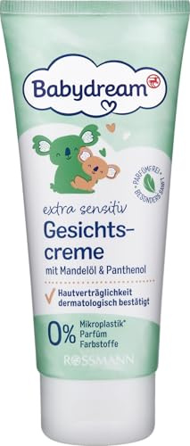 Babydream extra sensitiv Gesichtscreme, 100 ml - Mit Mandelöl und Panthenol