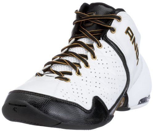 AND1 Diamond Mid D179MWBT, Unisex - Erwachsene Sportschuhe - Basketball, weiss, (Wh / Bk/Kt), EU 43 (US9.5)