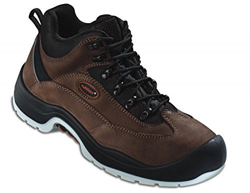 ruNNex Sicherheitshochschuhe S3 TeamStar Halbstiefel BGR 191, Größe 48, braun, 5303