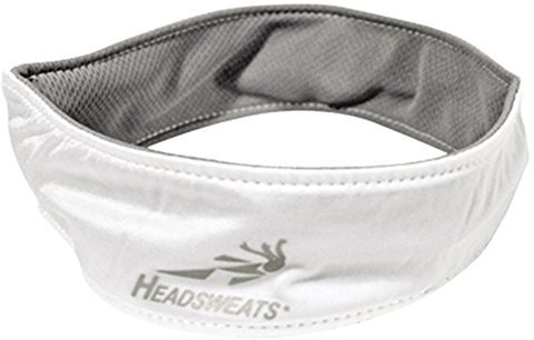 Headsweats Ultratech Fascia da Fronte, Unisex Adulto, Bianco, Taglia Unica