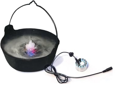 PARTYPRO Humo y luz LED para caldero de Halloween