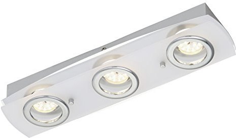 Briloner Leuchten Deckenleuchte, LED Lampe, Deckenlampe, LED Strahler, Spots, Wohnzimmerlampe, Deckenstrahler, Deckenleuchte Wohnzimmer, Deckenspot, Deckenbeleuchtung