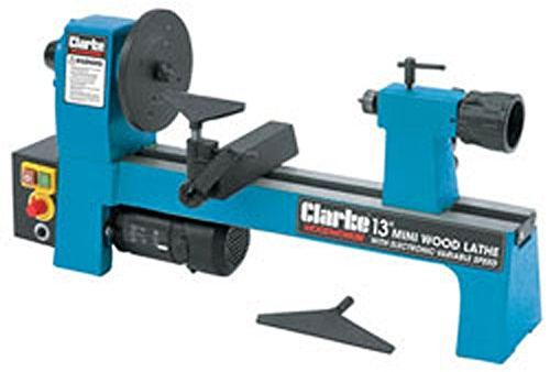 CLARKE VARIABLE SPEED MINI WOOD LATHE by Clarke
