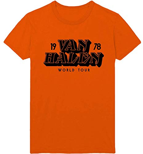 T-Shirt # M Unisex Orange # World Tour '78