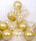 AULE Luftballons Gold Metallic Helium: 42 Stück 12 Zoll Goldene Konfetti Luftballon Latex Ballons Geburtstagsdeko Deko für Graduation Jahrestag Junggesellenabschied Geburtstag