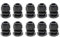 K M Electronics® 10 X 25MM M25 Nylon Cable Gland Glands Compression FIT IP68 Rated Black
