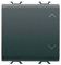 COMMUTATORE UNIPOLARE 250V AC 10AX NEUTRO SOTTO 2 MODULI SERIE CHORUS 3.85x4.42x4.4 Centimetri NERO (Referenza: GW12123)