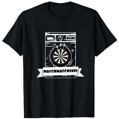 Dart Waschmaschine 26 Punkte lustig T-Shirt