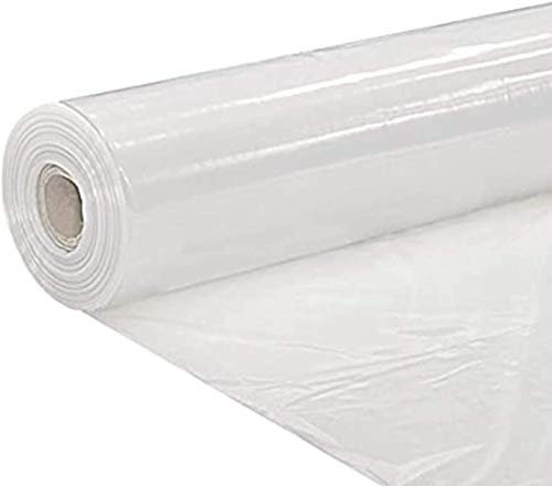 LIRSA Telo Serra Tunnel telone agricolo polietilene cellophane plastica Trasparente UV Resistente Dimensioni mt 8x10